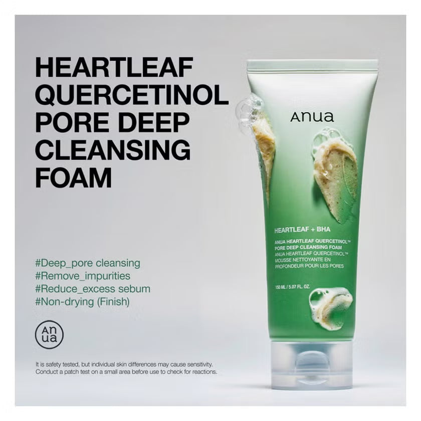 Anua Heartleaf + BHA Pore Deep Cleansing Foam 150ml